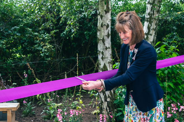 Anna Turner, Lord Lieutenant of Shropshire opened the garden