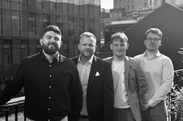 Pictured above, from left to right: Daniel Greenhalgh, James Fowler, Owen Nayar & Tom Simpson